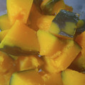 khymめぐmii's cooksnap of when they made 白だしで彩りよく上品♪かぼちゃの煮物.