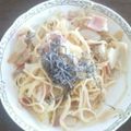 きんのほし's cooksnap of when they made タケノコとベーコンの和風パスタ.