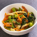 向日葵が咲く時's cooksnap of when they made 小松菜とちくわのおかか胡麻和え.