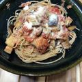りょーこ0520's cooksnap of when they made ツナと茄子のスパイシートマトソースパスタ.