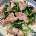 seseri3841's cooksnap of when they made 鶏肉とほうれん草のクリーム煮.