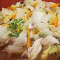 クック0W2HHN☆'s cooksnap of when they made 熱々白菜と鳥もも肉の生姜蒸し.