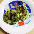 ひろ☆はる❇︎ママ's cooksnap of when they made ニラのはんぺんチーズ焼き.