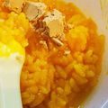 にゃるこん's cooksnap of when they made 離乳食中期★きな粉と南瓜のおかゆ.