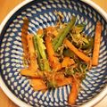 ぺりりん's cooksnap of when they made 味付けポン酢だけ。ピーマン人参じゃこ炒め.