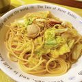 さきたんのりぼん's cooksnap of when they made ♡ 春キャベツとホタテの和風パスタ ♡.
