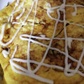 AiYuKE's cooksnap of when they made 材料2つ！！もやしのお好み焼き風.