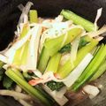 （の_の。）'s cooksnap of when they made 大根と小松菜とカニカマの酢物.