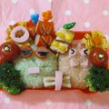 ＴＷＯＨＥＡＲＴＳ's cooksnap of when they made ★キャラ弁★ガチャピンとムック.