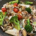 ポンラマイ's cooksnap of when they made 簡単10分！カジキのアクアパッツァ.