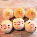 ありみりん♡'s cooksnap of when they made 成形簡単！ぶたのおしりパン♪.