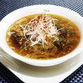 辰夫女子's cooksnap of when they made 肉マニア！白ねぎにまみれた牛すじのスープ.