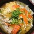poohchan's cooksnap of when they made 一人鍋でチゲ風煮込みうどん.