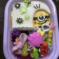 あゆそママ's cooksnap of when they made キャラ弁☆簡単☆ミニオンなサンドイッチ☆.