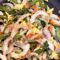 ☆ドキンちゃん☆”'s cooksnap of when they made 絹さやとちくわと卵の炒めもの.