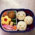 Chaaa_room's cooksnap of when they made ほのぼの～おにぎり☆キャラ弁.