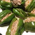 ゆきえ827's cooksnap of when they made 俺の丸ごとピーマンの肉詰め.