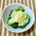 にきけん's cooksnap of when they made 簡単竹の子とキュウリの酢の物.