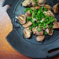わんげるぶーちょ。's cooksnap of when they made 簡単！酒の肴に最適！砂肝の塩レモン炒め♪.