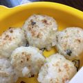 クック0LKDWM☆'s cooksnap of when they made 手づかみ離乳食♡ひとくち焼きおにぎり.