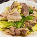 クックM972QA☆'s cooksnap of when they made 春キャベツ＆ハーリックの豚バラぽん酢炒め.