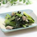 まろんかふぇ's cooksnap of when they made 簡単副菜♡小松菜とツナのゴマわさび和え.
