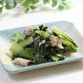 まろんかふぇ's cooksnap of when they made 簡単副菜♡小松菜とツナのゴマわさび和え.