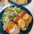 じゅんぴ105's cooksnap of when they made ミートローフ♡フラパンで簡単に作ろう♬.