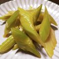 ブチュチュンパ's cooksnap of when they made 超簡単！麺つゆで作るセロリの浅漬け.
