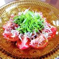 カフェドチワワ♡'s cooksnap of when they made 【農家のレシピ】トマトとしらすのサラダ.