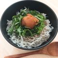 phith's cooksnap of when they made １分で完成！大葉香る梅しらす丼.