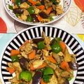猫のミイヤ's cooksnap of when they made 彩り野菜のカレー炒め.