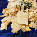 マメ子0701's cooksnap of when they made 筍炒めの卵とじ♬.