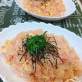 オウジリリノエ's cooksnap of when they made 半生が絶品！たらこしそバターライス！.