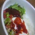 みるくキャベツ's cooksnap of when they made サルサソースで☆メキシカンロコモコ.
