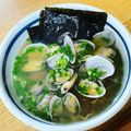 クックV2XHO0☆'s cooksnap of when they made あさり潮ラーメン♪（あさり塩ラーメン）.