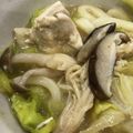 クック1D05ES☆'s cooksnap of when they made 鶏肉とキャベツと豆腐の３点味噌鍋.