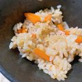 hinamama❁'s cooksnap of when they made めんつゆで！絶品きのこ炊き込みご飯☆.