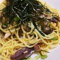 あんＰＡＮ's cooksnap of when they made きのこ和風パスタ 骨まで食べるアジで作る.