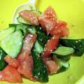 ウーたんポンちゃん's cooksnap of when they made 塩麹トマトきゅうり.