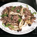 nana_tenjo's cooksnap of when they made 豚ときのこのオイスター炒め.