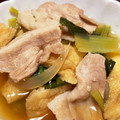 もものすけのまま's cooksnap of when they made 豚肉とちぢみ菜(または小松菜)の煮びたし.