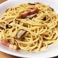 ☆ゆゆみみ☆'s cooksnap of when they made しいたけとベーコンのバターしょうゆパスタ.