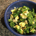 栗丸うさぎ's cooksnap of when they made 菜の花と玉子の炒め物.