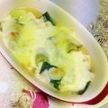 めみたん☆'s cooksnap of when they made 超簡単★ネギスープのチーズ焼き.