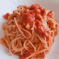 ８るなるな's cooksnap of when they made トマト缶で簡単☆トマトとニンニクのパスタ.