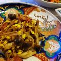 kazunaring's cooksnap of when they made しめじベーコンもやしのバター醤油炒め.