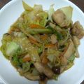 まん丸みかリン's cooksnap of when they made 焼肉のタレで鶏胸肉とキャベツの炒め物.