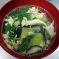 ちょこ☆1205☆'s cooksnap of when they made ターサイと卵のふんわり中華スープ♡.