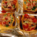 花花里's cooksnap of when they made 油揚げで！！！簡単お揚げピザ♡.
